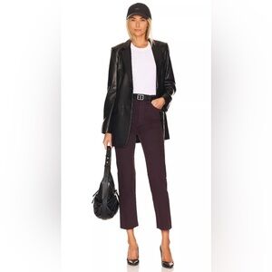 RE/DONE WOMENS STOVE PIPE DENIM CROPPED HIGH-WAIST JEANS, SIZE 26